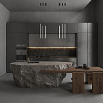 Подвсеной светильник светодиодный металлический цилиндрической формы черный Trumpet tube варинант исполнения - 4 | Loft Concept в Краснодаре