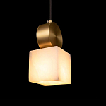 Подвесной светильник светодиодный с квадратным плафоном Stone Helios варинант исполнения - 2 | Loft Concept в Краснодаре