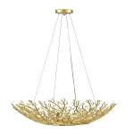 Люстра в форме золотой чаши из кораллов Coral Decor варинант исполнения - 2 | Loft Concept в Краснодаре