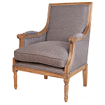 Кресло William Classical Armchair grey flax варинант исполнения - 3 | Loft Concept в Краснодаре