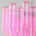 Элитная Люстра Textured Glass Pink Chandelier Ярко Розовое стекло варинант исполнения - 2 | Loft Concept в Краснодаре