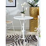 Столик белый кованный в прованском стиле Vaucluse варинант исполнения - 4 | Loft Concept в Краснодаре