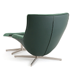 Кресло вращающееся с подставкой для ног зеленое Verdante варинант исполнения - 4 | Loft Concept в Краснодаре