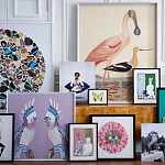 Панно Розовый цветок вышитое бисером PETALS BEADED ART варинант исполнения - 1 | Loft Concept в Краснодаре