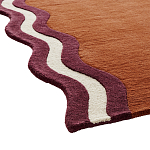 Ковер с оригинальной волнистой отделкой Woven from Wool варинант исполнения - 2 | Loft Concept в Краснодаре