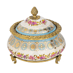 Шкатулка фарфоровая с цветочной росписью Eden Garden варинант исполнения - 1 | Loft Concept в Краснодаре