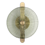 Бра с круглым стеклянным плафоном Gingham варинант исполнения - 7 | Loft Concept в Краснодаре