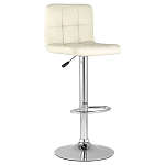 Барный стул с сиденьем молочного цвета Honory варинант исполнения - 1 | Loft Concept в Краснодаре