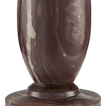 Настольная лампа из мрамора с тканевым абажуром Seductress варинант исполнения - 1 | Loft Concept в Краснодаре