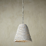 Подвесной светильник белый металлический в форме купола White Natural Lines варинант исполнения - 2 | Loft Concept в Краснодаре