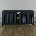 Большой дизайнерский Сундук Elsa Dreams Black варинант исполнения - 1 | Loft Concept в Краснодаре