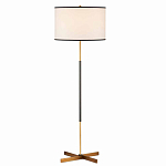 Торшер с тканевым абажуром в форме цилиндра Pinwheel Shape Base варинант исполнения - 1 | Loft Concept в Краснодаре