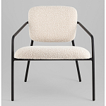 Кресло лаунж Rooney букле белый варинант исполнения - 2 | Loft Concept в Краснодаре