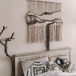 Панно Современный Гобелен ручная работа Туманное Утро варинант исполнения - 3 | Loft Concept в Краснодаре