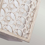 Бра прямоугольное в серебрянном цвете с ажурной решеткой Feiss варинант исполнения - 5 | Loft Concept в Краснодаре