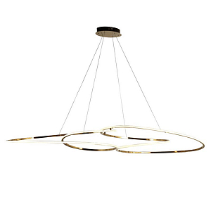 Люстра Adenor Ring Horizontal Gold Chandelier