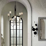 Бра светодиодное из черно-белых дисков Contrast Sample варинант исполнения - 5 | Loft Concept в Краснодаре