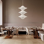 Подвесной вязаный белый светильник «Звезда Востока 03» варинант исполнения - 3 | Loft Concept в Краснодаре