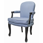 Кресло Aubrey Classical Armchair blue flax варинант исполнения - 3 | Loft Concept в Краснодаре