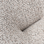 Кресло вращающееся круглой формы из серого шенилла Favorite Vacation Place варинант исполнения - 1 | Loft Concept в Краснодаре