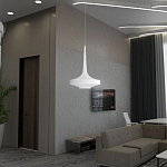 Подвесной вязаный белый светильник «Лампа Марракеша» варинант исполнения - 3 | Loft Concept в Краснодаре