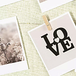 Рамка для фото с подсветкой c деревянными прищепками в комплекте Photo Backlight варинант исполнения - 4 | Loft Concept в Краснодаре