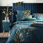 Тумба с одной дверцей Scale Ornament Blue Nightstand варинант исполнения - 4 | Loft Concept в Краснодаре