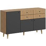 Буфет с принтом на дверцах Elise Cupboard варинант исполнения - 6 | Loft Concept в Краснодаре