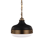 Подвесной светильник с круглым белым плафоном в индустриальном стиле Feiss варинант исполнения - 1 | Loft Concept в Краснодаре