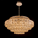 Люстра хрустальная в неоклассическом стиле на золотистом каркасе Majesty варинант исполнения - 7 | Loft Concept в Краснодаре