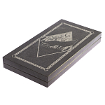 Подарочные нарды из натурального камня с гравировкой Backgammon from Stone варинант исполнения - 8 | Loft Concept в Краснодаре