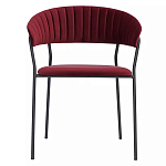 Стул мягкий с бархатистой велюровой спинкой и сиденьем Wine Chair варинант исполнения - 1 | Loft Concept в Краснодаре