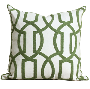 Декоративная подушка Green Ornament #2