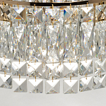 Потолочный светильник круглый с прозрачными подвесками Lunet варинант исполнения - 8 | Loft Concept в Краснодаре