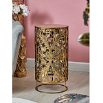 Столик приставной с цветочной резной фактурой Madagascar варинант исполнения - 3 | Loft Concept в Краснодаре