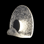 Бра из текстурированного прозрачного стекла с изогнутым краем Textured Glass  варинант исполнения - 1 | Loft Concept в Краснодаре