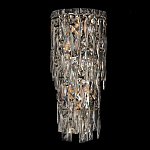 Бра с каскадом из прозрачного хрусталя и корпусом из металла цвета хром Constant Sparks варинант исполнения - 5 | Loft Concept в Краснодаре