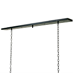 Люстра прямоугольная с 4-мя прозрачными цилиндрическими плафонами  Stamped Cylinders варинант исполнения - 2 | Loft Concept в Краснодаре