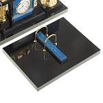 Настольный письменный набор из лазурита с декором в виде льва Golden Lion варинант исполнения - 3 | Loft Concept в Краснодаре