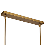 Люстра линейная полукруглой формы Wooden Horseshoe варинант исполнения - 5 | Loft Concept в Краснодаре