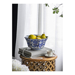 Чаша белая с синим цветочным узором Chino Dishes варинант исполнения - 2 | Loft Concept в Краснодаре