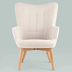 Белое кресло на ножках из массива CORDELIA варинант исполнения - 3 | Loft Concept в Краснодаре