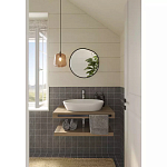 Зеркало круглое с асимметрией Light Reflection варинант исполнения - 2 | Loft Concept в Краснодаре