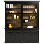 Витрина из массива сосны Sterling Showcase Black варинант исполнения - 2 | Loft Concept в Краснодаре