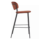 Стул барный с широкой полукруглой спинкой Chair Smooth Shapes варинант исполнения - 2 | Loft Concept в Краснодаре