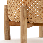 Кашпо на ножках из бамбука Bamboo Decor варинант исполнения - 3 | Loft Concept в Краснодаре