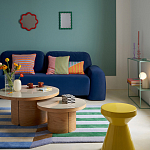 Настенное зеркало с волнистой рамой Mune Mirror Red варинант исполнения - 5 | Loft Concept в Краснодаре