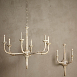 Люстра из дерева в форме подсвечника Coastal Aesthetics варинант исполнения - 6 | Loft Concept в Краснодаре