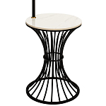 Торшер с абажуром и приставным столом Fazio Lighting and Furniture Floor Lamp варинант исполнения - 2 | Loft Concept в Краснодаре