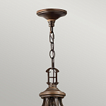 Люстра бронзового цвета с бежевыми абажурами из органзы в классическом стиле Hinkley варинант исполнения - 4 | Loft Concept в Краснодаре